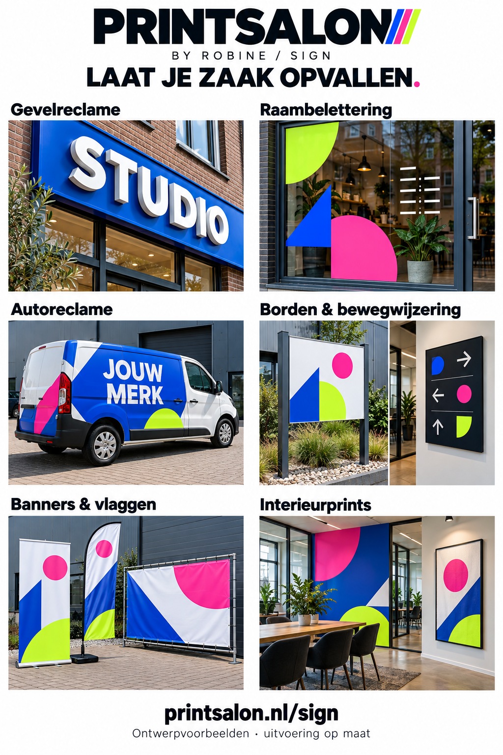 Productoverzicht sign